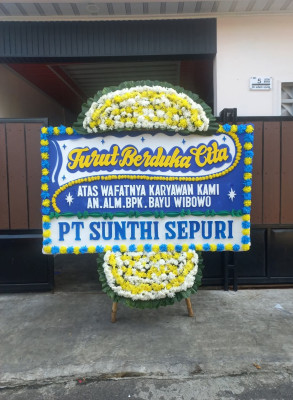 Papan Bunga Duka di Kedungwuni